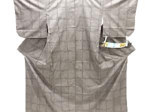 抽象模様織り出し本場泥大島紬着物(5マルキ)